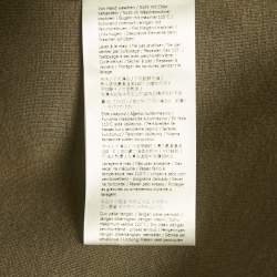 Pre Owned Fendi Green Monster Eyes Neoprene Zip-Up Jacket L