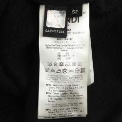 مملوكة مسبقًا Fendi x Karl Lagerfeld Black Knit Sweatshirt XL