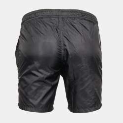 Pre Owned Fendi Black Nylon Karl Lagerfeld Swim Shorts S