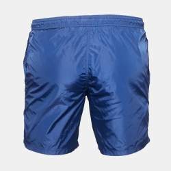 Pre Owned شورت سباحة فيندي نايلون بترقيع شعار فيندي أزرق كحلي مقاس صغير