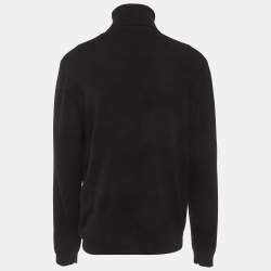 مملوكة مسبقًا Fendi Black Monster Eye Sequin Cashmere Knit Sweater XXL