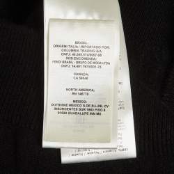 مملوكة مسبقًا Fendi Black Monster Eye Sequin Cashmere Knit Sweater XXL