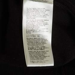 مملوكة مسبقًا Fendi Black Monster Eye Sequin Cashmere Knit Sweater XXL