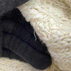 Pre Owned بلوفر فندي قطني كتان نايلون مقاس 46 أبيض