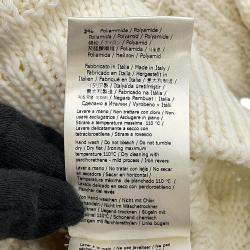 Pre Owned بلوفر فندي قطني كتان نايلون مقاس 46 أبيض