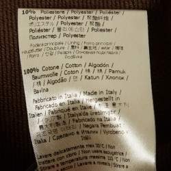 مملوكة مسبقًا Fendi Black Knit Logo Tape Detail Hooded Jacket L