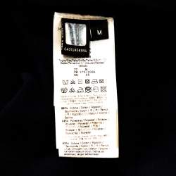 Pre Owned Fendi Navy Blue Knit Concealed Hooded Zip Front Jacket M