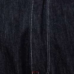 Pre Owned Fendi X Fila Logo Mania Indigo Denim Straight Fit Jeans M