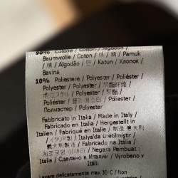 Pre Owned Fendi Black Knit Monster Eyes Detail Track Pants M