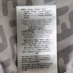 Pre Owned Fendi Brown Silk All Over Logo Printed Short Sleeve Shirt M