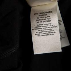 Pre Owned Fendi Black Monster Wool & Mohair Jacquard Sweater XL