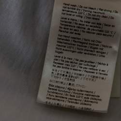 Pre Owned Fendi White Cotton Face Patch Appliqued Short Sleeve T-Shirt L