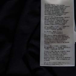 Pre Owned Fendi Black Cotton Monster Logo Appliqued Short Sleeve T-Shirt L 