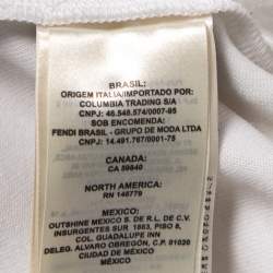 Pre Owned Fendi Colorblock FF Embroidered Cotton Long Sleeve Sweatshirt L