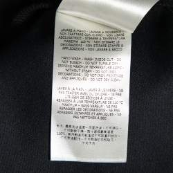 Pre Owned هودي فندي نيوبرين أسود مزين شعار الماركة عاكس مقاس كبير جداً جداً (اكس اكس لارج)