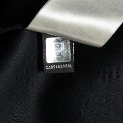 Pre Owned هودي فندي نيوبرين أسود مزين شعار الماركة عاكس مقاس كبير جداً جداً (اكس اكس لارج)