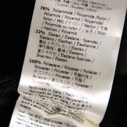 مملوكة مسبقًا Fendi Black Jersey Logo Printed Trackpants L