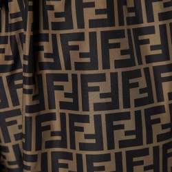 Fendi Brown Zucca Monogram Synthetic Joggers M