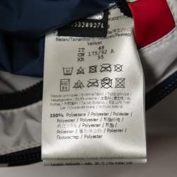 مملوكة مسبقًا Fendi White Logo Mania Synthetic Colorblock Puffer Vest M