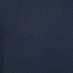 مملوكة مسبقًا Fendi Navy Blue Jersey Monster Eye Tape Detail Sweatshirt L