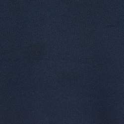 مملوكة مسبقًا Fendi Navy Blue Jersey Monster Eye Tape Detail Sweatshirt L