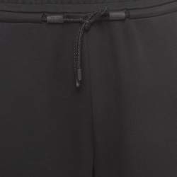 Fendi Black Jersey and Mesh Zip Knee Joggers M