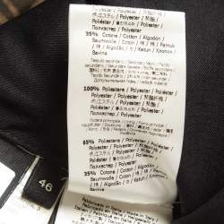 مملوكة مسبقًا Fendi Brown Logo Jacquard Convertible Cargo Trousers S