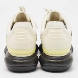Fendi Multicolor Mesh and Leather Forever Fendi Low Top Sneakers Size 44
