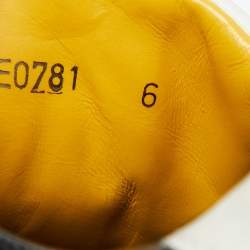 مملوكة مسبقًا Fendi Black/White Leather Lace Up Sneakers Size 40