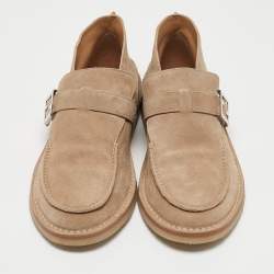 Fendi Beige Suede Desert Desert Boots Size 44