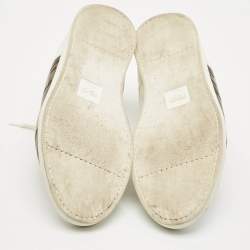 Pre Owned Fendi Multicolor Leather Forever Fendi Reloaded Sneakers Size 42