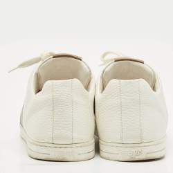 Pre Owned Fendi Multicolor Leather Forever Fendi Reloaded Sneakers Size 42