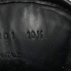 مملوكة مسبقًا حذاء رياضي فنـدي مضحك وجه مزين عالي العنق جلد متعدد الألوان مقاس 44.5