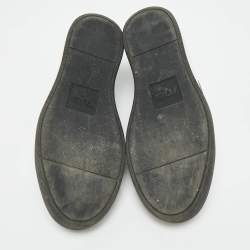 مملوكة مسبقًا حذاء رياضي  فندي مونستر أي سويدي وجلد أسود/أزرق كحلي سليب أون مقاس 44