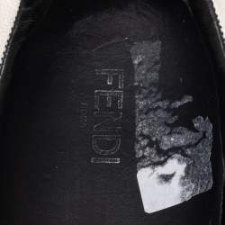 Fendi Multicolor Suede And Leather Low Top Sneakers Size 43