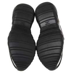 Pre Owned Fendi Multicolor PVC And Leather Lace Up Sneakers Size 41