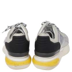 Fendi Multicolor Leather Lace Up Sneakers Size  41