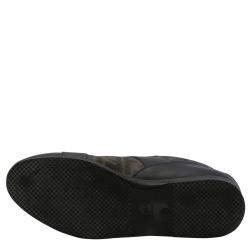 Pre Owned Fendi Brown/Black Zucca Logo Sneakers Size EU 46