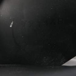 Pre Owned Fendi Black Rubber Flat Sandals Size 41