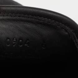 Fendi Black/Yellow Leather And Suede  Monster  Slip On Sneakers Size 40