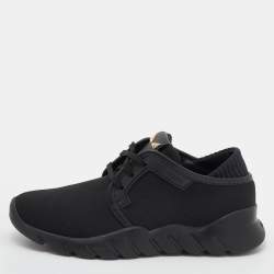 Fendi Black Fabric I See You Low Top Sneakers Size 40