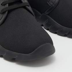 Fendi Black Fabric I See You Low Top Sneakers Size 40
