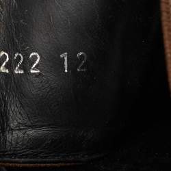 مملوكة مسبقًا صندل فندي سلايد كانفاس زوكا أسود/ بني سيور متعاكسة مقاس 46