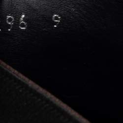 Pre Owned Fendi Black Leather FF Chelsea Ankle Boots Size 43