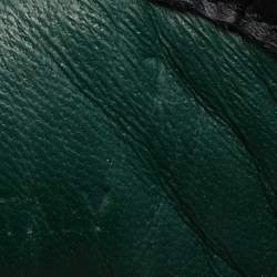 Pre Owned Fendi Multicolor Suede and Leather FF Logo Band Low Top Sneakers Size 41