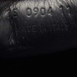 Pre Owned Fendi Black Suede Monster Eye Slip On Sneakers Size 45