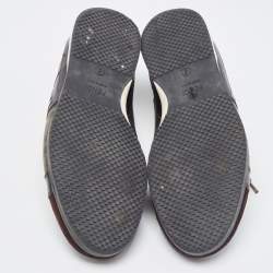 Fendi Brown Zucca Canvas and Leather Low Top Sneakers Size 40
