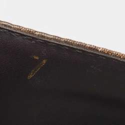 Fendi x Fila Mania Brown FF Logo Coated Canvas Logo Applique Flats Size 41