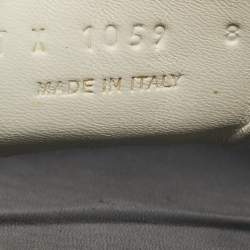 Pre Owned Fendi Multicolor Quilted Leather Flat Slides Size 42