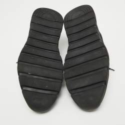 Fendi Black Mesh Lace Up Sneakers Size 43